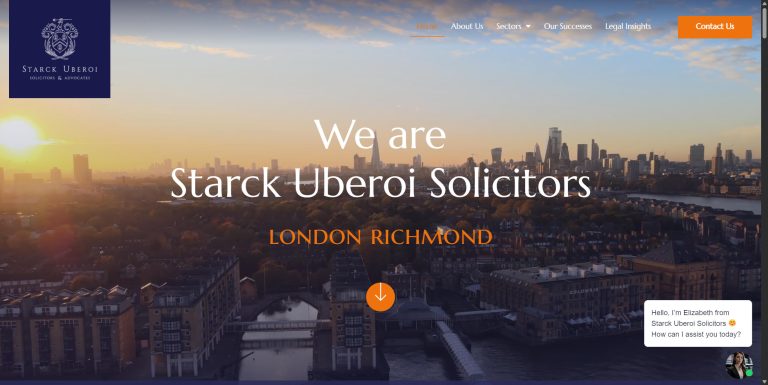 Starck Uberoi Solicitors & Advocates - Website by Webifi